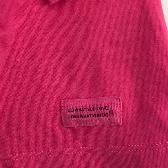 Beautiful "Life Is Good" Camper Pink Long Sleeve Top M - Picture 8 of 9